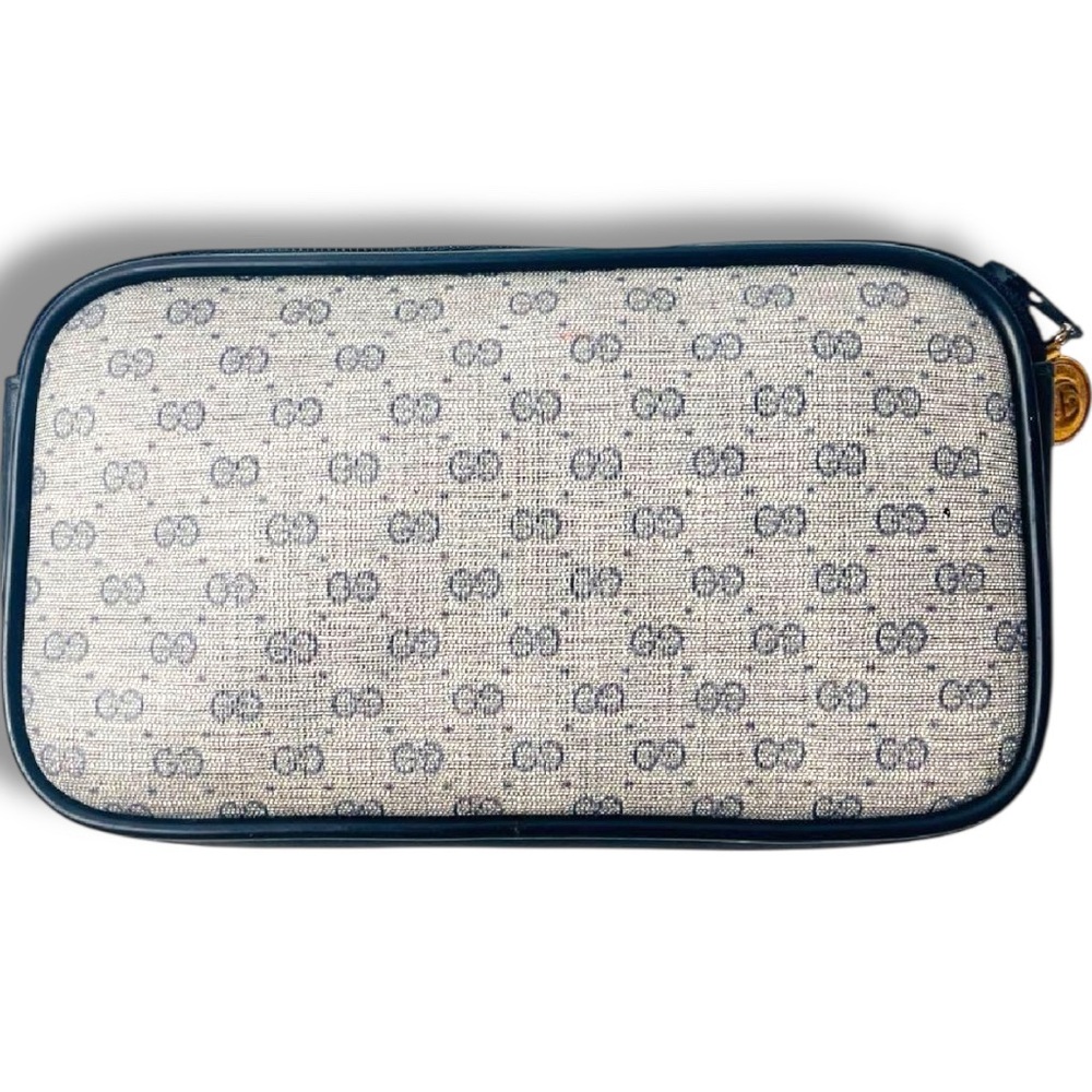 Gucci Vintage GG Supreme Monogram Canvas Clutch Wallet Pouch - Picture 3 of 11